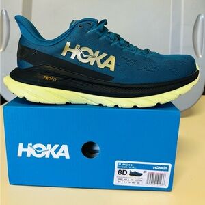 Hoka Mach 4 Running Shoes Men’s 8 - Blue Coral / Black